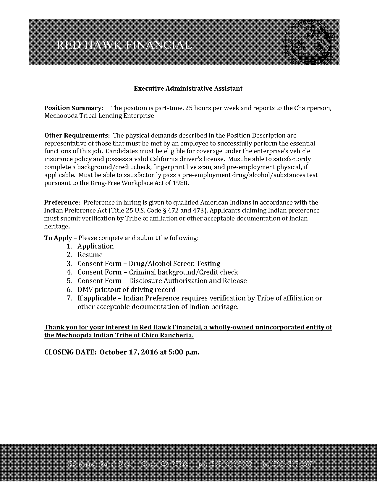 red hawk credit application